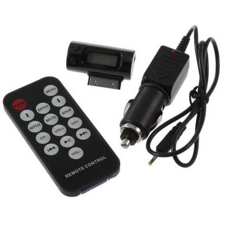  FM Transmitter +Car Charger Remote for iPhone 3G 3GS 4 4G 4S iPod Touch