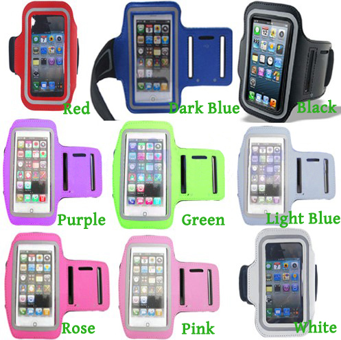  New 9 Color Premium Running Sports GYM Armband Case Cover For Iphone 5 5G
