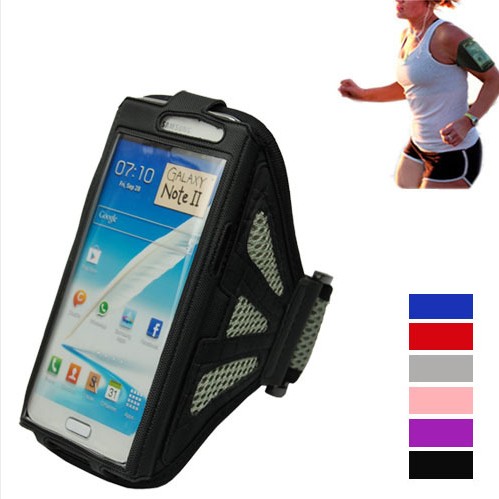  Dedicated Sport Armband Cover Case For Galaxy Note 2 II N7100
