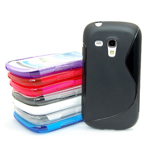  1× 8 Colors S Shaped TPU Gel Case 

Cover For Galaxy S3 SIII Mini i8190
