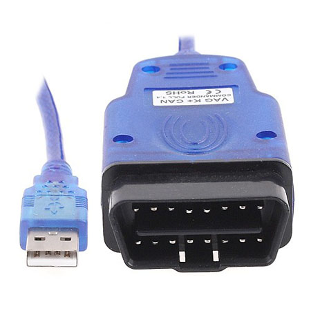  Escaner USB de diagnóstico de coche OBDII OBD2 VAG K + CAN 1.4