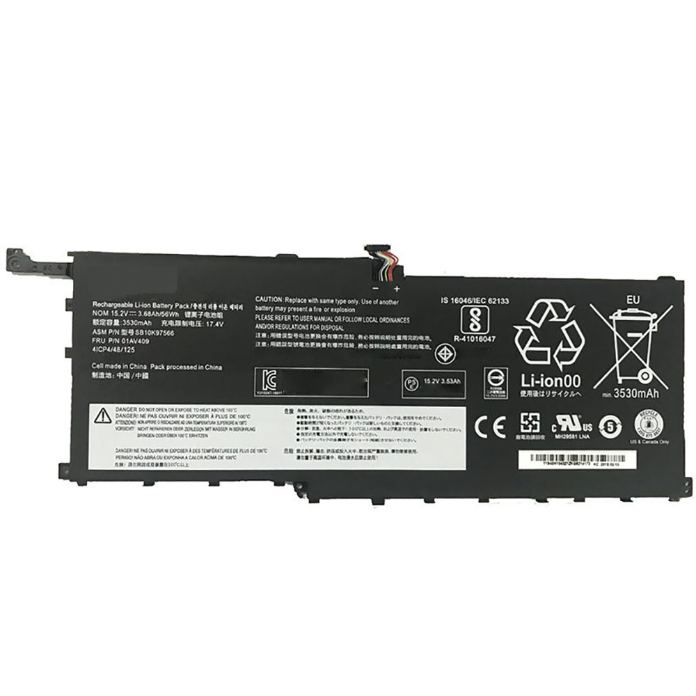Batería ordenador 52Wh 15.2V 01AV441-baterias-3665mAh/LENOVO-01AV409