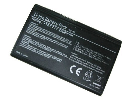 Batería ordenador 4400mAh 14.8V 90-NC61B2100-baterias-4800mAh/ASUS-70-NC61B2000