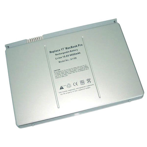 Batería ordenador 6600mAh/68WH 10.8V MA611-baterias-6600mAh/APPLE-A1189