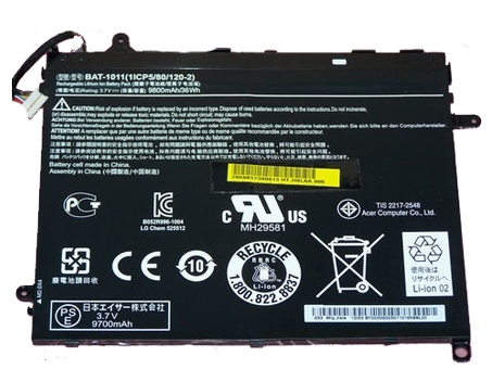 Batería ordenador 36wh 3.7V 1ICP5/80/ACER-BT0020G003-baterias-3070mAh/ACER-BAT-1011
