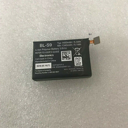 Batería  1340mAh/5.1WH 3.8V BL-S9-baterias-1340mAh/LG-BL-S9