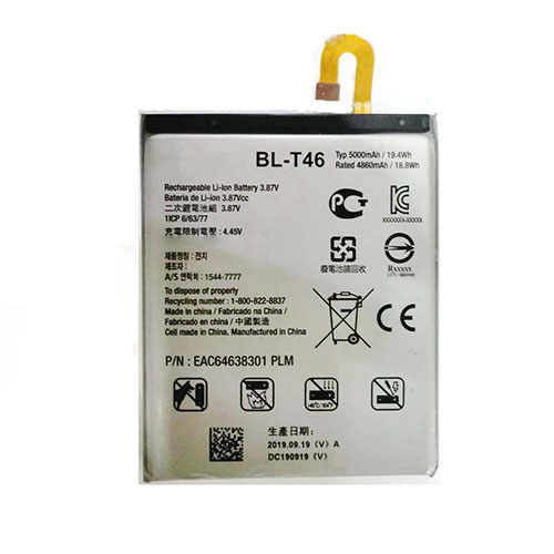 Batería  4860mAh/18.8WH 3.87V/4.45V BL-T46-baterias-4860mAh/LG-BL-T46