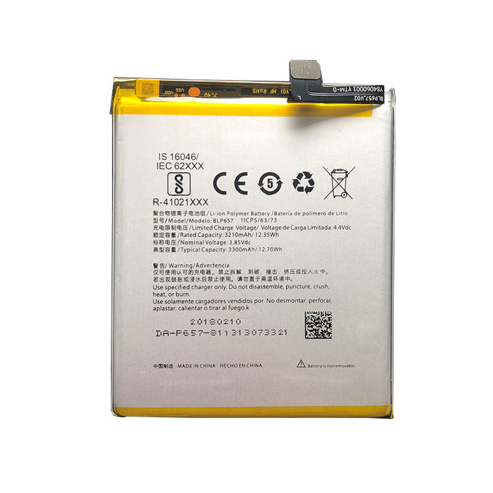Batería  3210mAh/12.35WH 3.85V BLP657-baterias-3210mAh/OPPO-BLP657