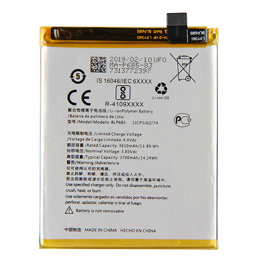 Batería  5000mAh/34Wh 3.85V/4.4V BLP671-baterias-3645mAh/OPPO-BLP685
