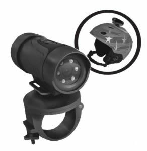 Batería ordenador portátil Waterproof Night Vision Sport Helmet Camera DVR Cam