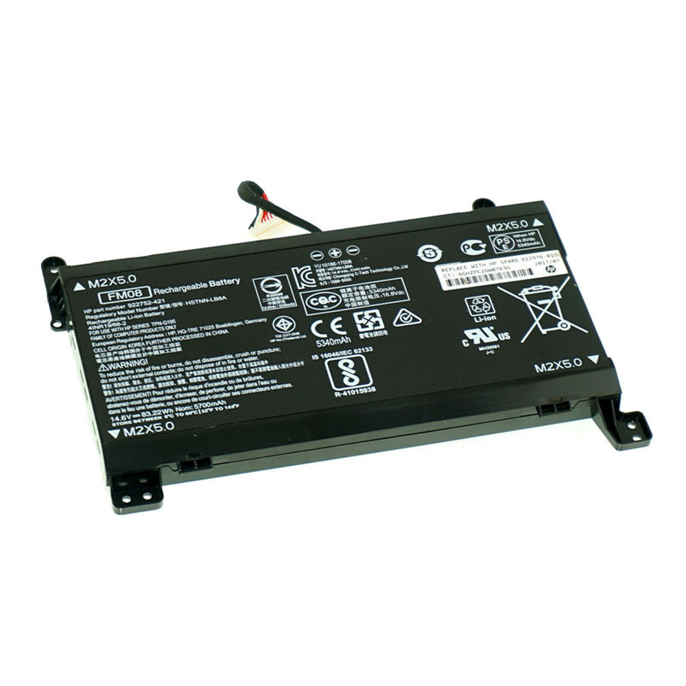 Batería ordenador 5675mAh/86WH 14.4V/16.8V FM08-baterias-5675mAh/HP-FM08