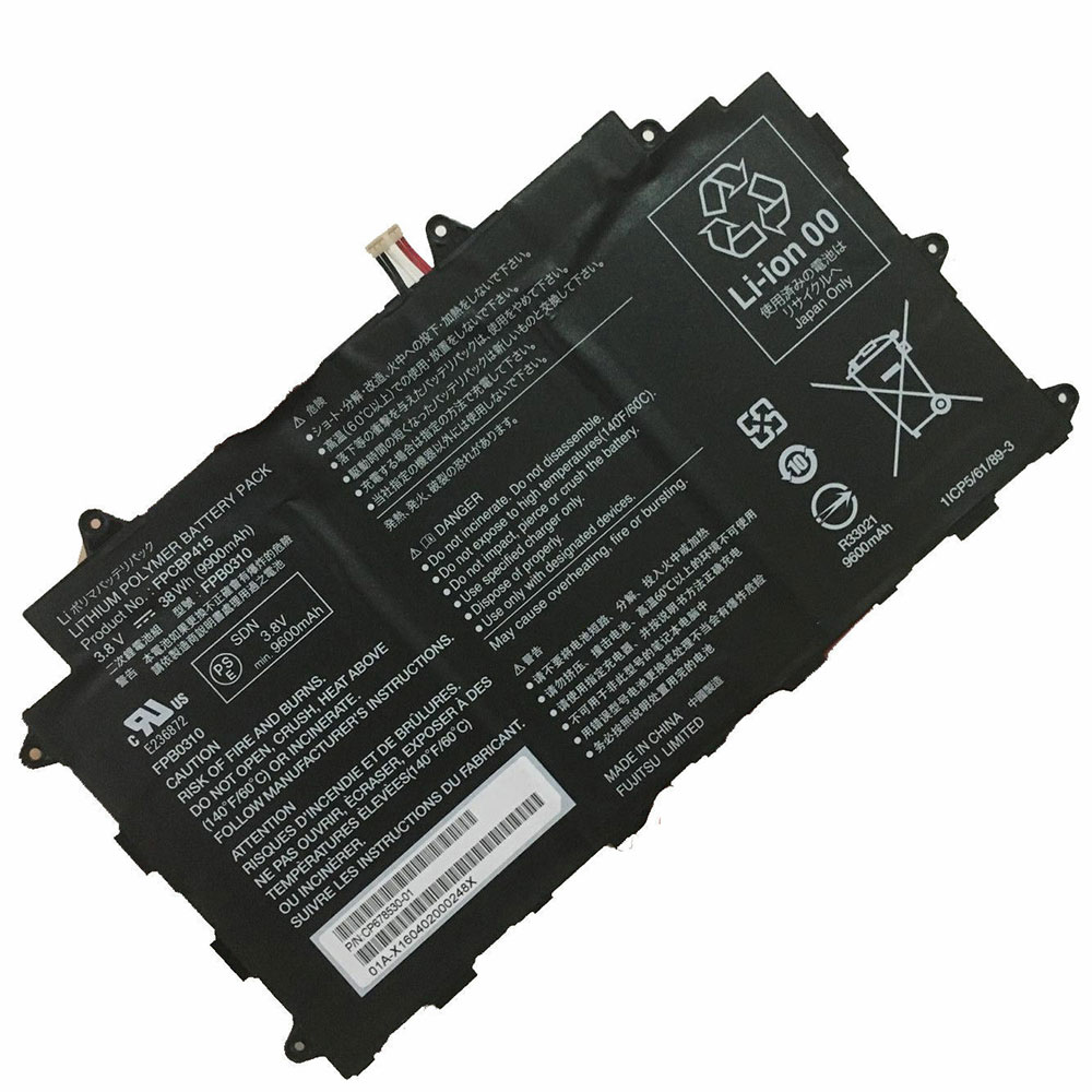 Batería  9900mAh/38Wh 3.8V/4.35V FPCBP415-baterias-9900mAh/FUJITSU-FPB0310