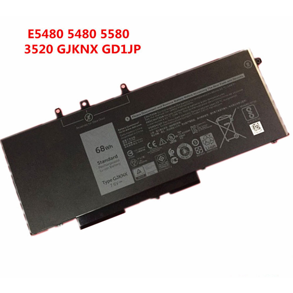 Batería ordenador 68Wh/8500mAh 7.6V GJKNX-baterias-68Wh/DELL-GD1JP