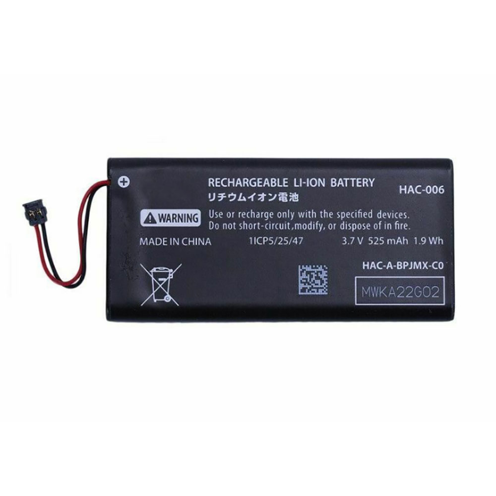 Batería  450mAh/1.67Wh 3.7V SPR-003-baterias-1750mah/NINTENDO-HAC-006