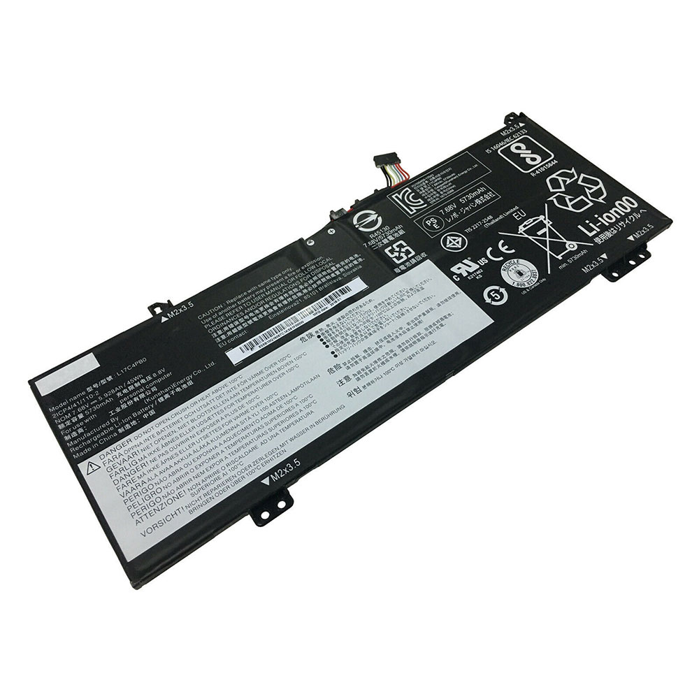 Batería ordenador 5.928Ah/45Wh 7.68V 2ICP4/41/110-2-baterias-5.928Ah/LENOVO-L17C4PB0