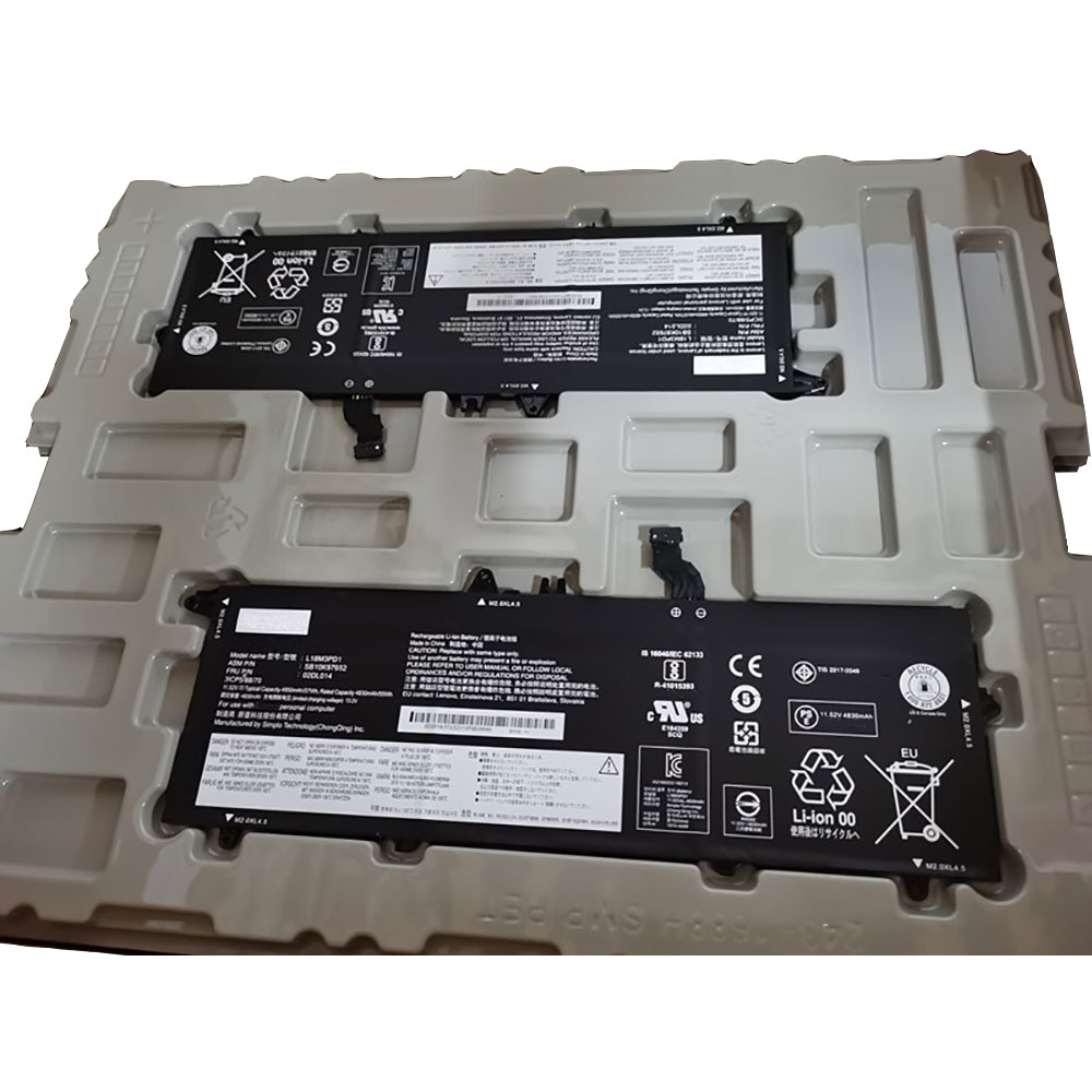 Batería ordenador 4.922Ah / 57Wh 11.58V 02DL014-baterias-4.922Ah-/LENOVO-L18L3PD1