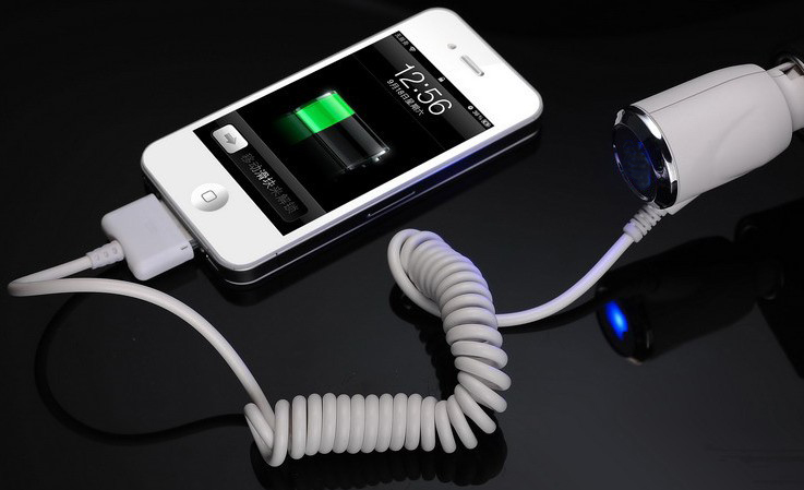 Batería ordenador portátil New White Car Charger For iPod touch 4 iPhone 2G 3G 3GS 4G 4S
