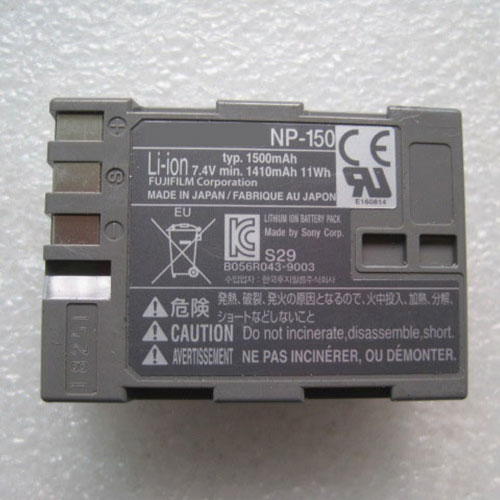 Batería  1500mAh/11WH 7.4V NP-150-baterias-1500mAh/FUJIFILM-NP-150-baterias-1000MAH/FUJIFILM-NP-150