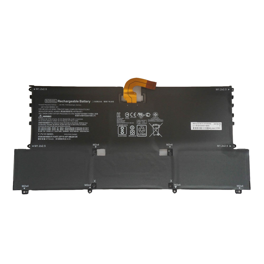 Batería ordenador 38Wh / 4950mAh 7.7V SO04038XL-baterias-38Wh-/HP-843534-121