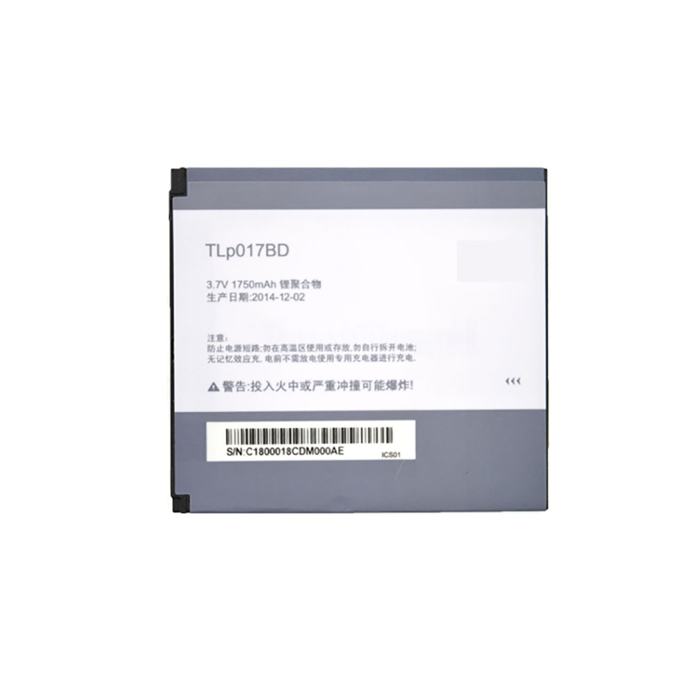 Batería  1750mAh 3.7V TLi020F2-baterias-2000MAH/ALCATEL-TLI020F1-baterias-2000MAH/TCL-TLi020F2-baterias-2000MAH/TCL-TLp017BD
