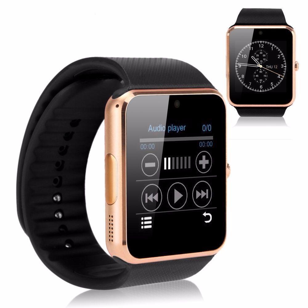 Batería ordenador portátil GT08 Bluetooth Smart Watch NFC Wrist Phone Mate For iPhone Andorid